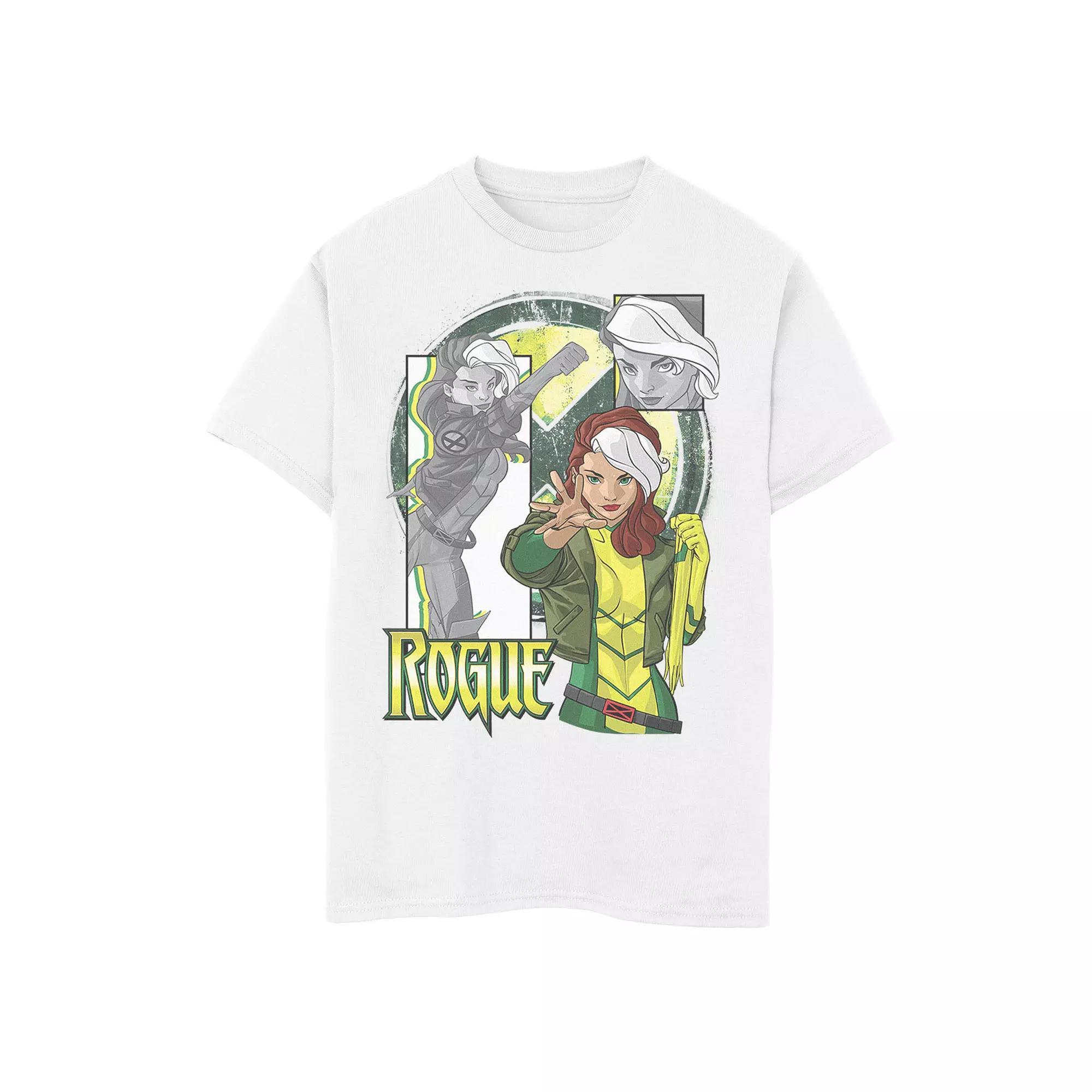 Boys 8-20 Marvel X-Men Rogue Collage Panel Logo Graphic Tee, Boy's, Size: Medium, White Product Image