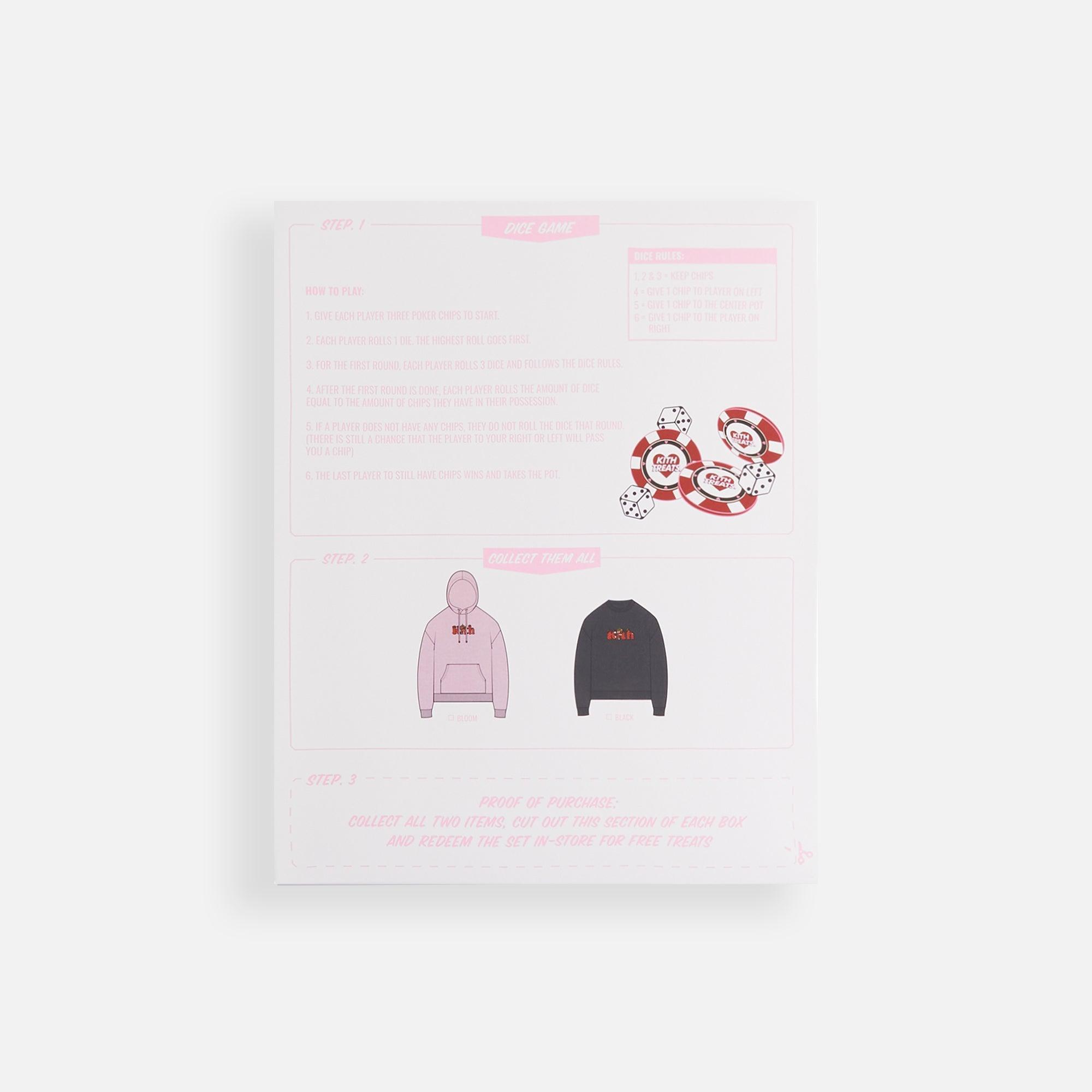Kith Treats Strawberry Nelson Crewneck - Black Male Product Image