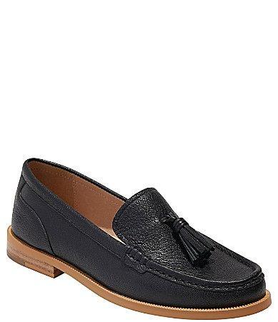 Jack Rogers Hunley Leather Tassel Loafers Product Image