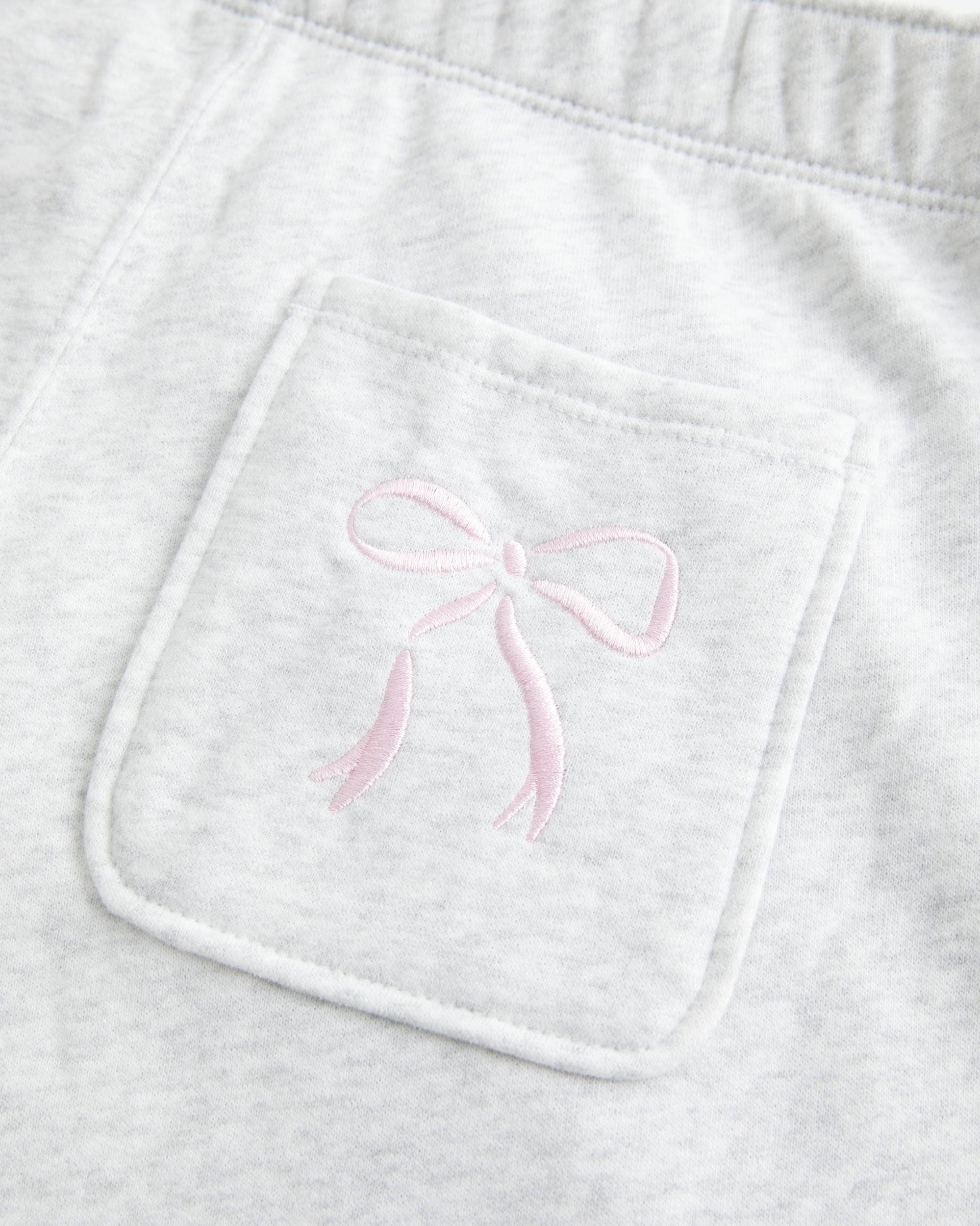 Deer Graphic Wide-Leg Sweatpants Product Image