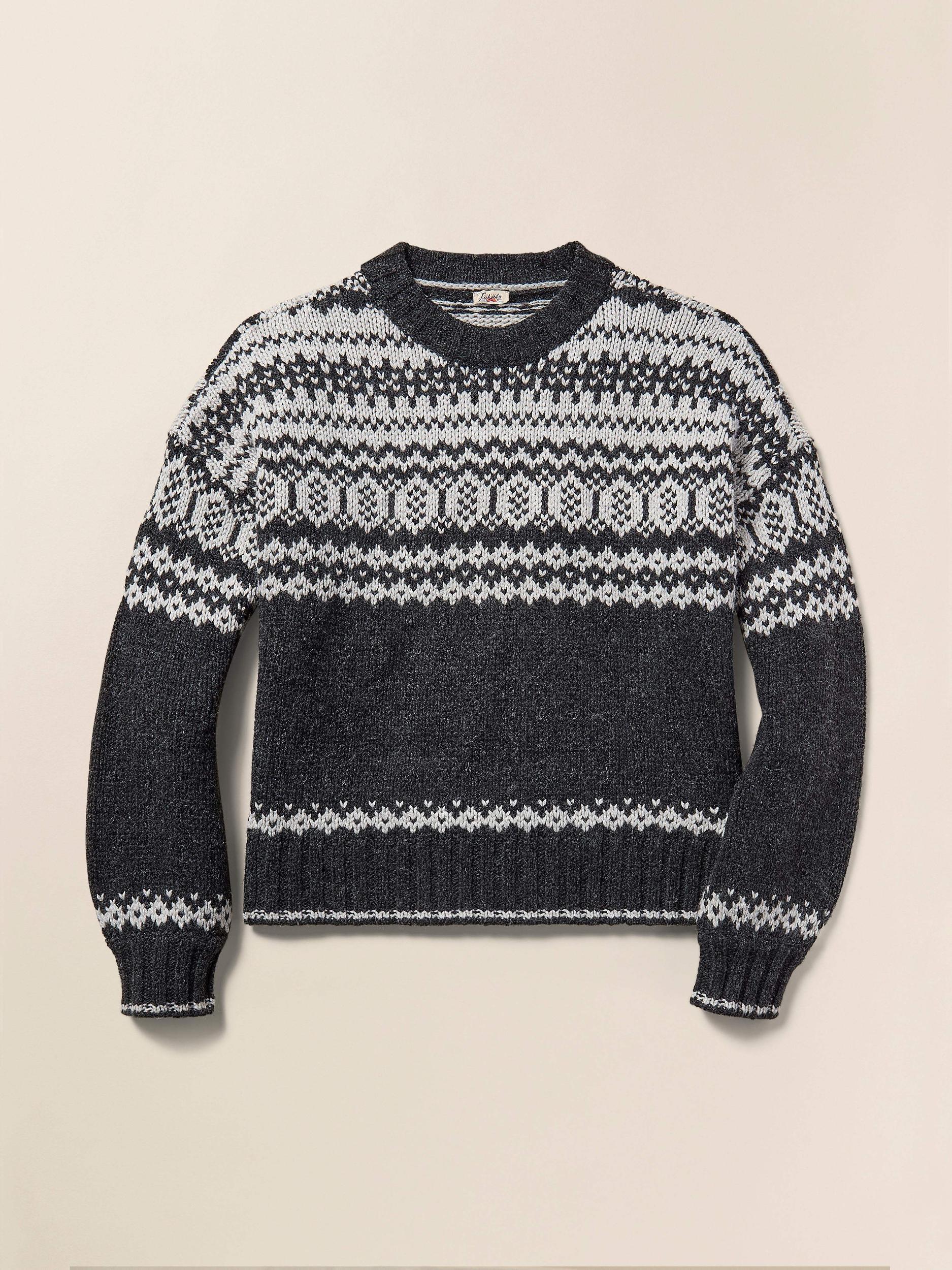 Willow Creek Sweater - Grey Valley Fairisle Female Product Image