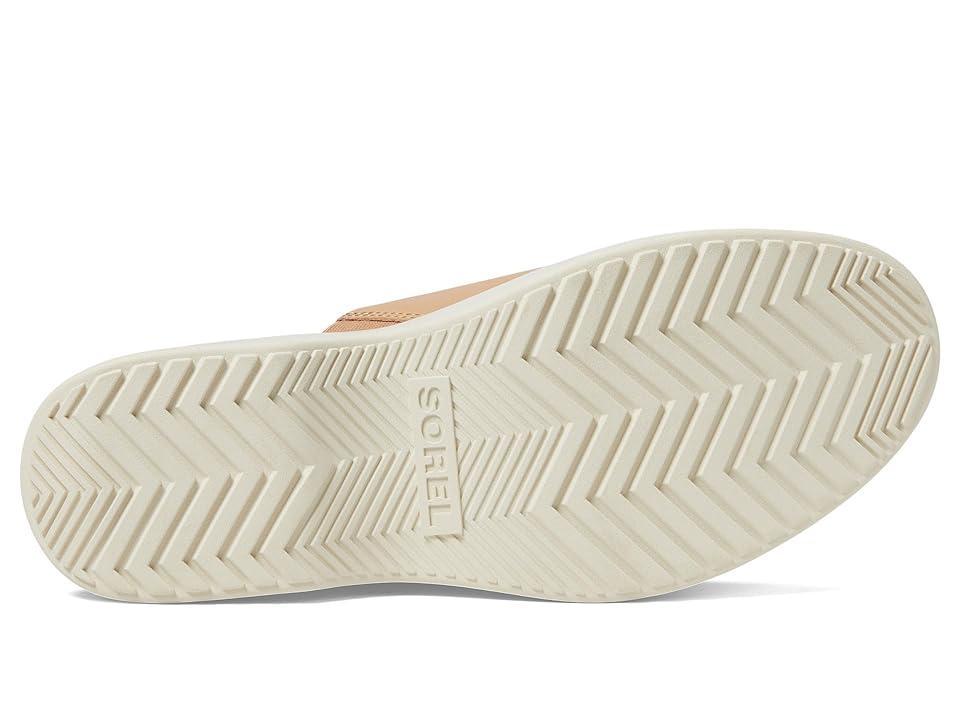 Sorel Womens Dayspring Leather Platform Slide Sandals Product Image