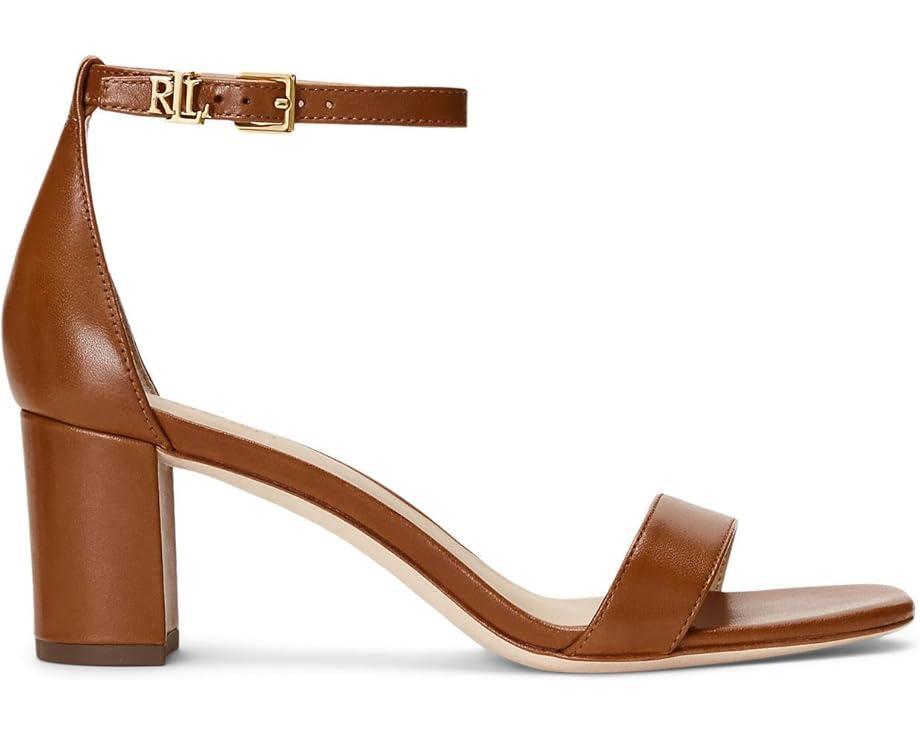 Allie Mid-Heel Suede Sandals Product Image