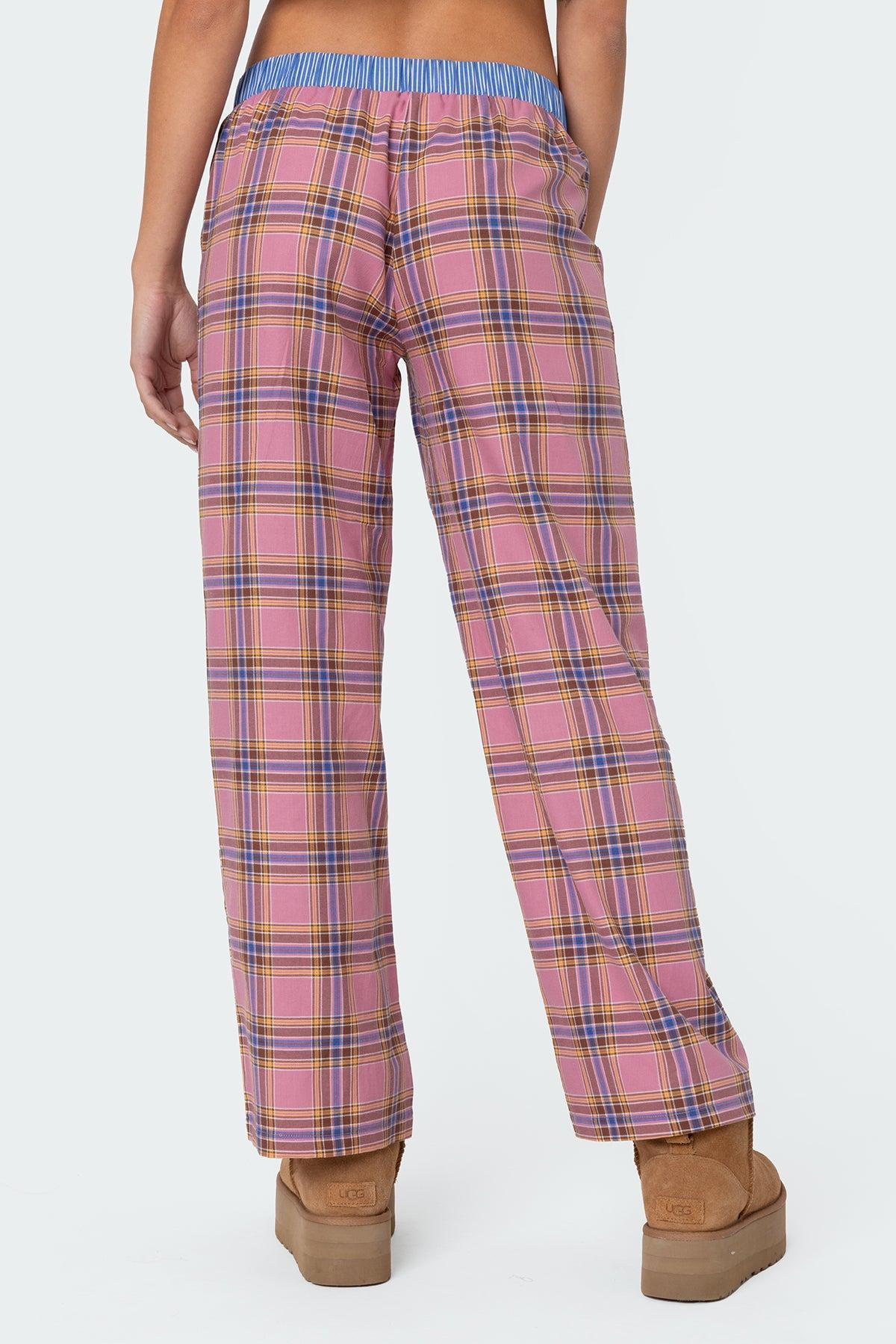 Plaid & Stripe Pants Product Image