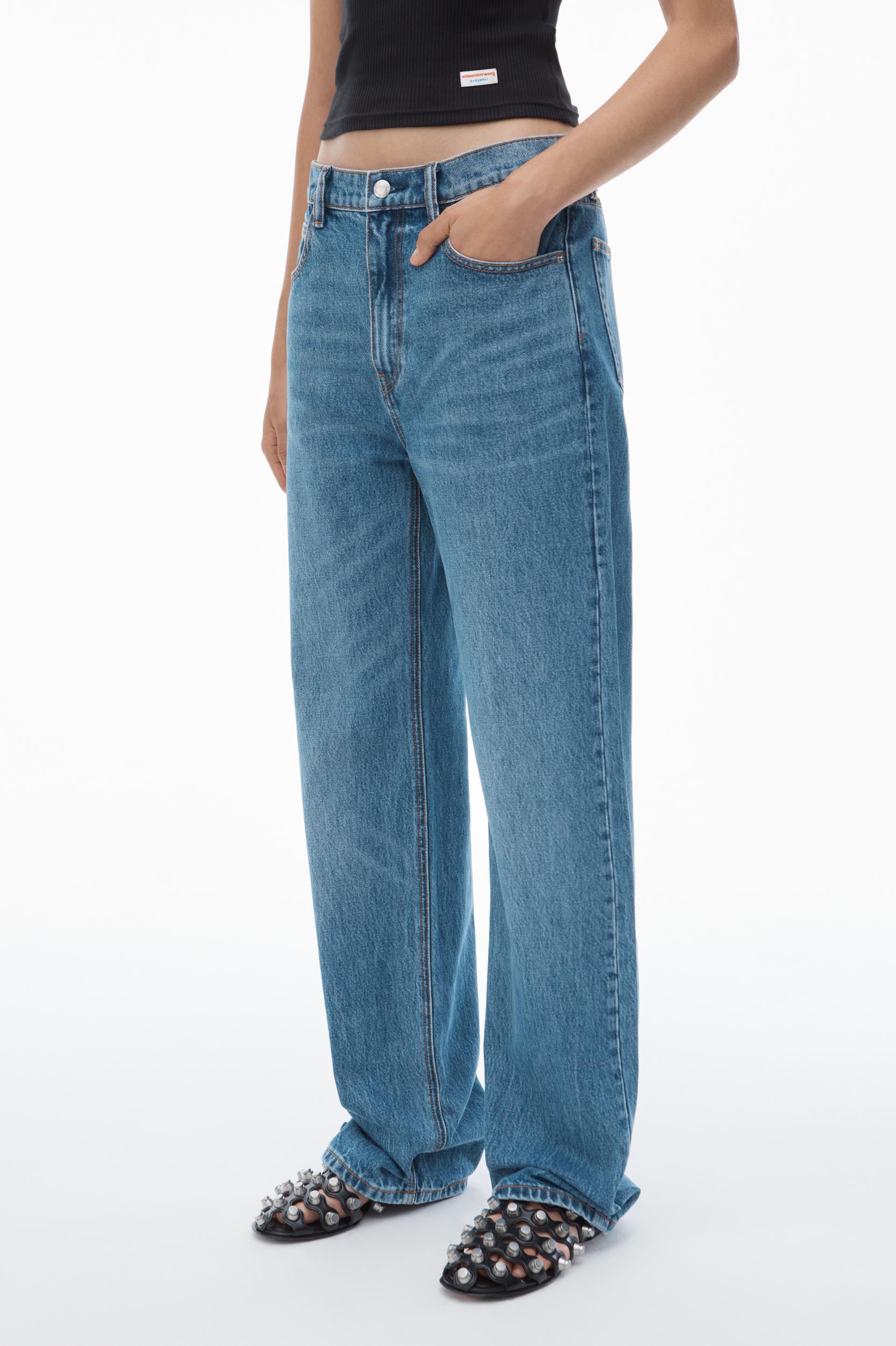 Ez Mid-rise Straight-leg Jeans Product Image