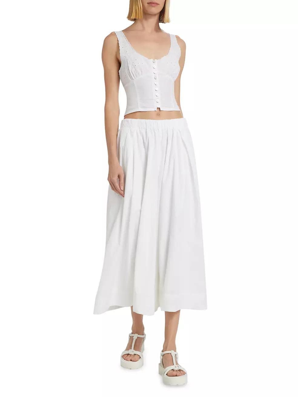 Into You Cotton Eyelet Pant Set Product Image