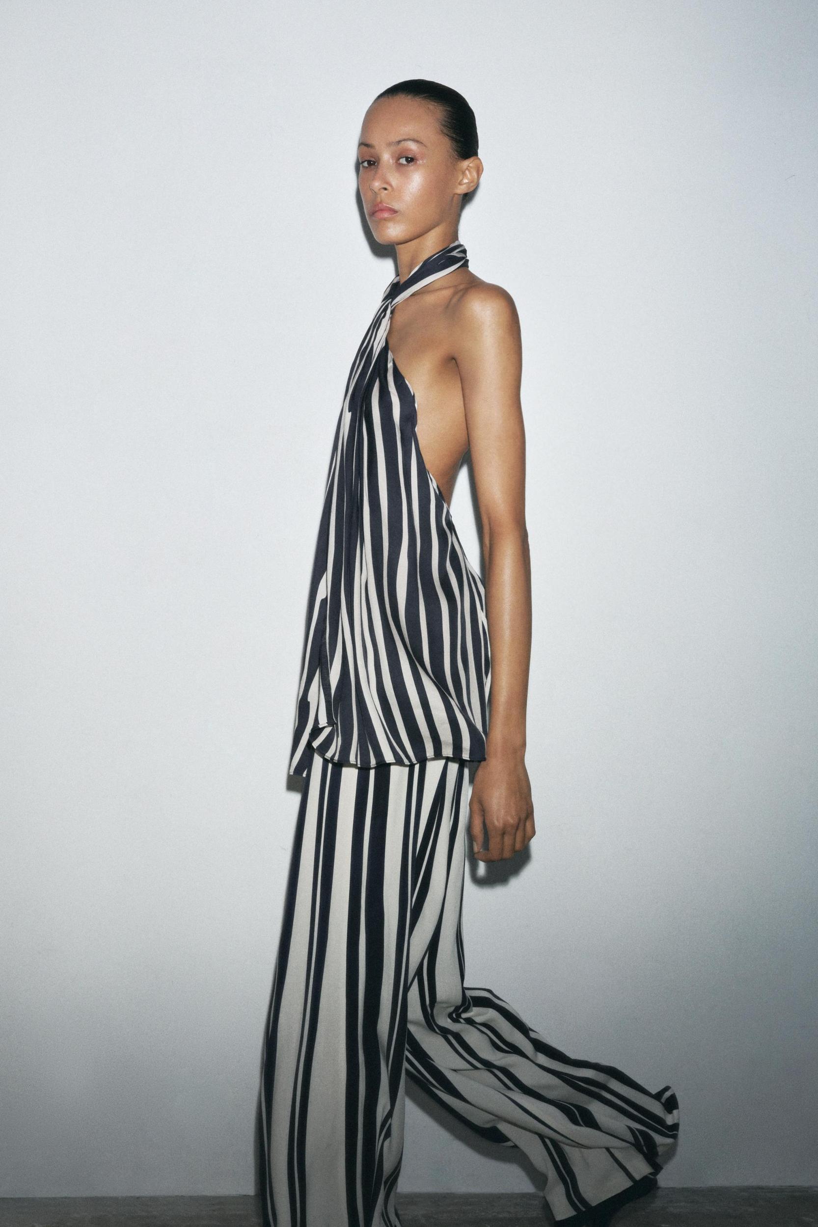 STRIPED PANTS ZW COLLECTION Product Image