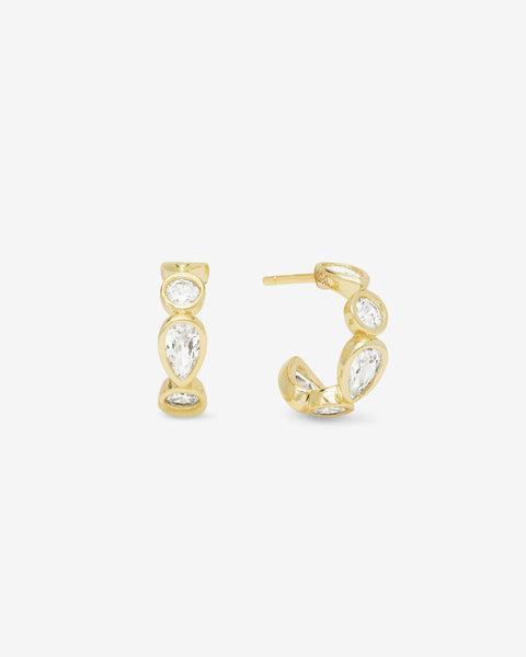 Isla Huggies - Gold|White Diamondettes Product Image