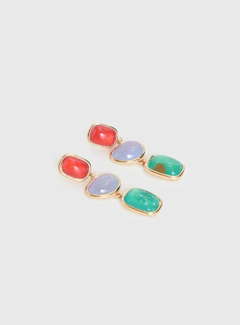 Rosabella Earrings Blue Multi Product Image