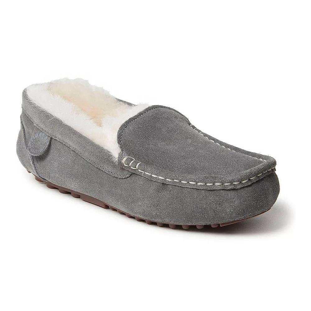 Fireside By Dearfoams Mel Wool-Lined Women's Moccasin Slippers, Size: 9, Dusty Pink Product Image
