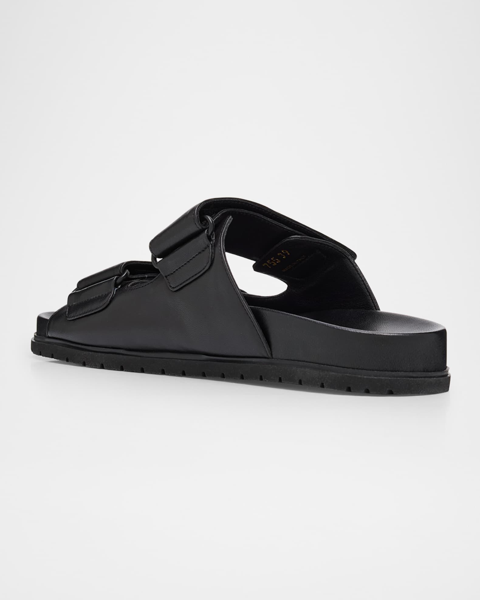 Leather Double-Grip Slide Sandals Product Image