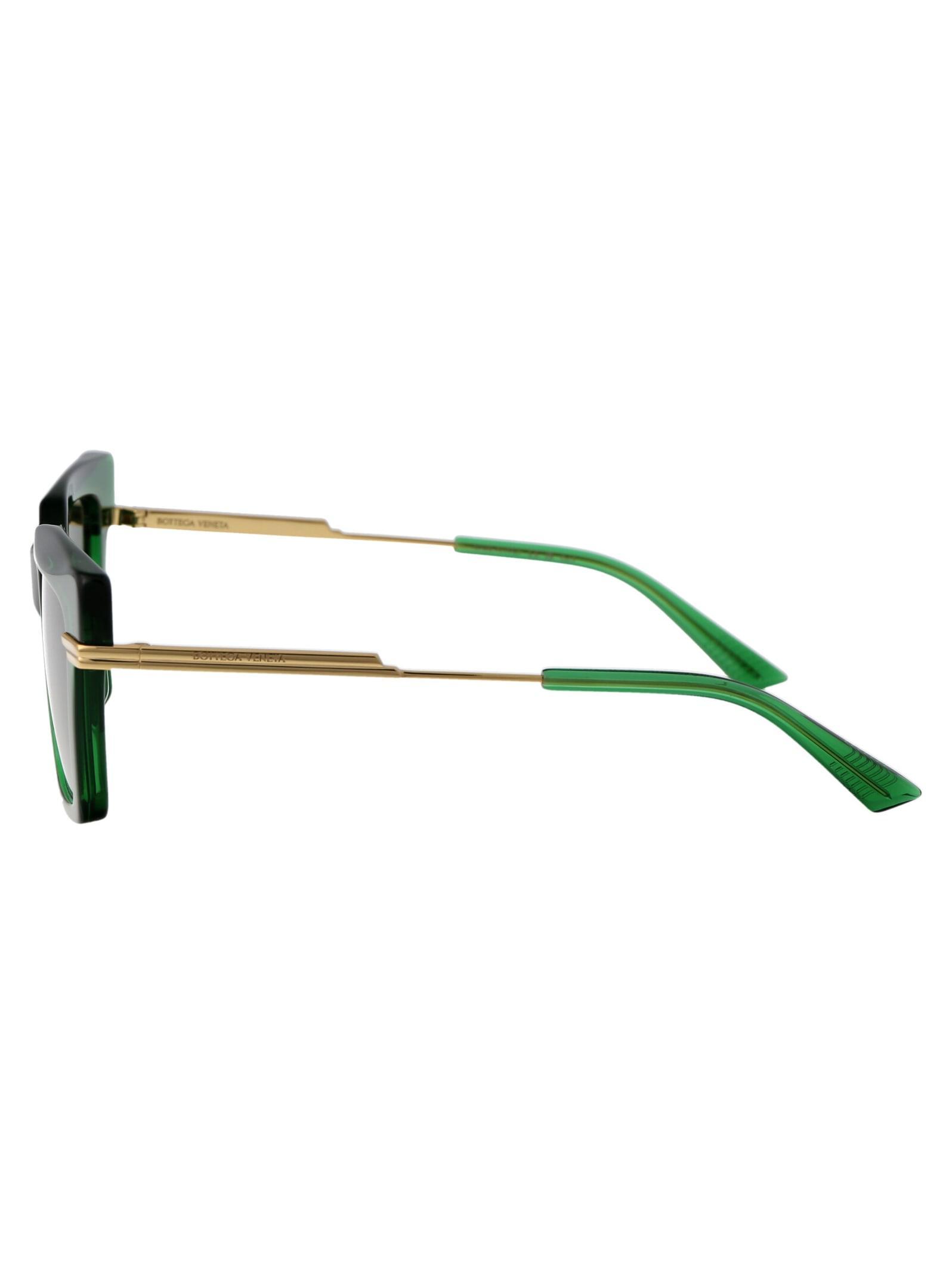 BOTTEGA VENETA Sunglasses In Green Product Image