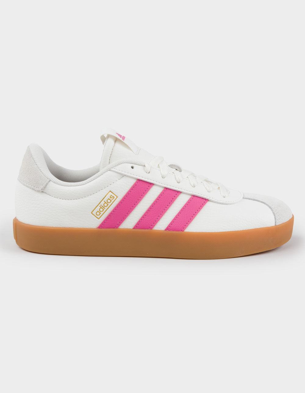 ADIDAS VL Court 3.0 Womens Shoes - WHITE/HT PINK Product Image