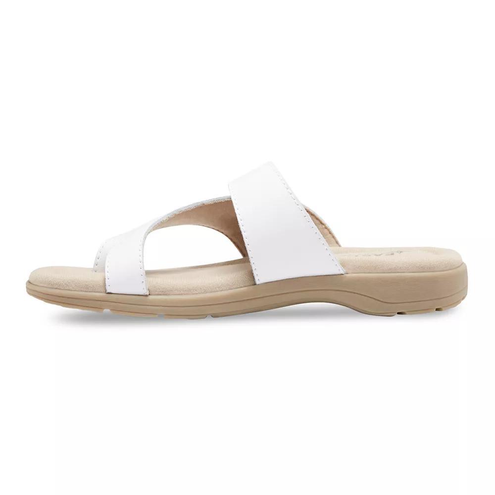 Eastland Tahiti II Women's Leather Thong Sandals, Size: 7, White Product Image