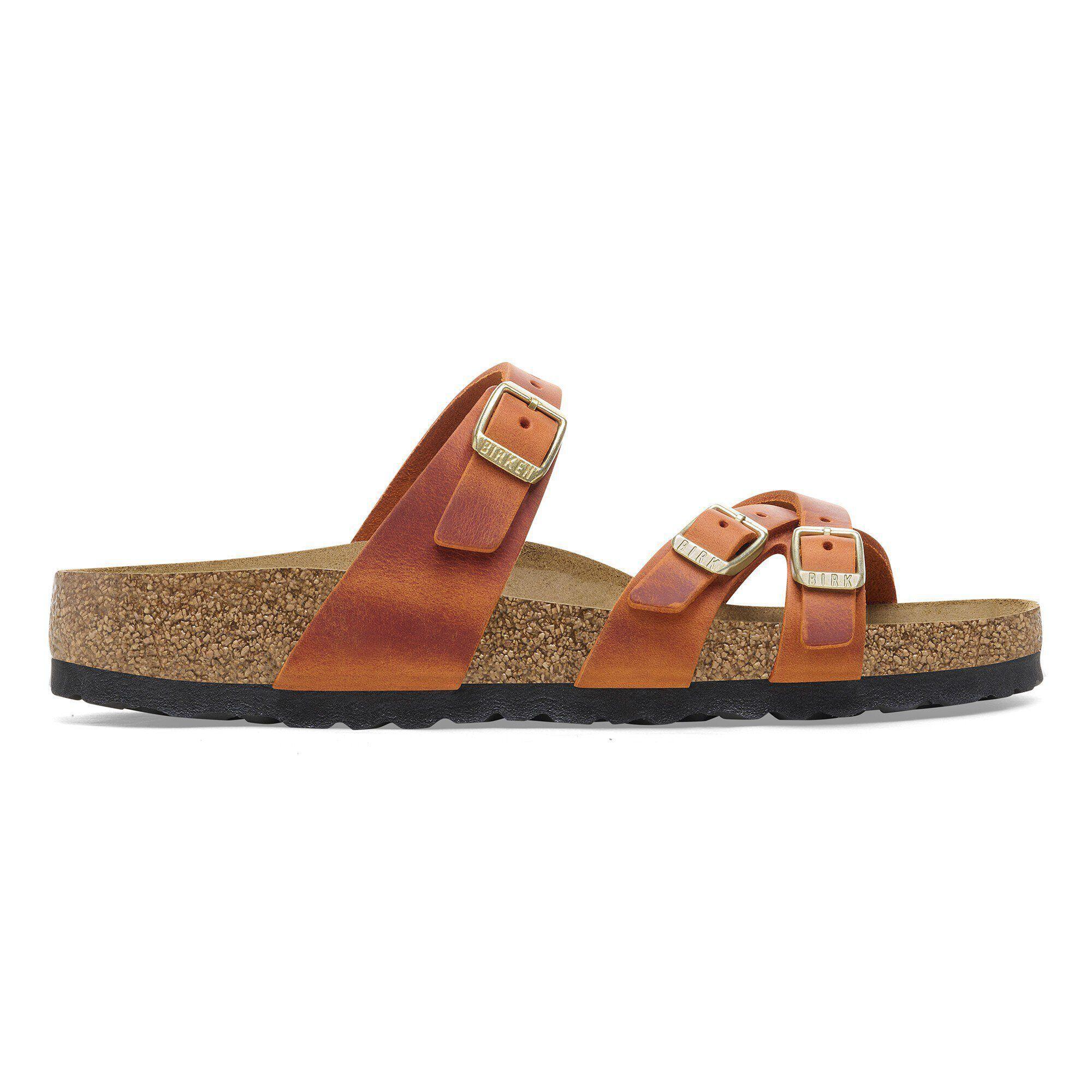 Franca Soft Footbed Oiled Leather Burnt Orange Product Image