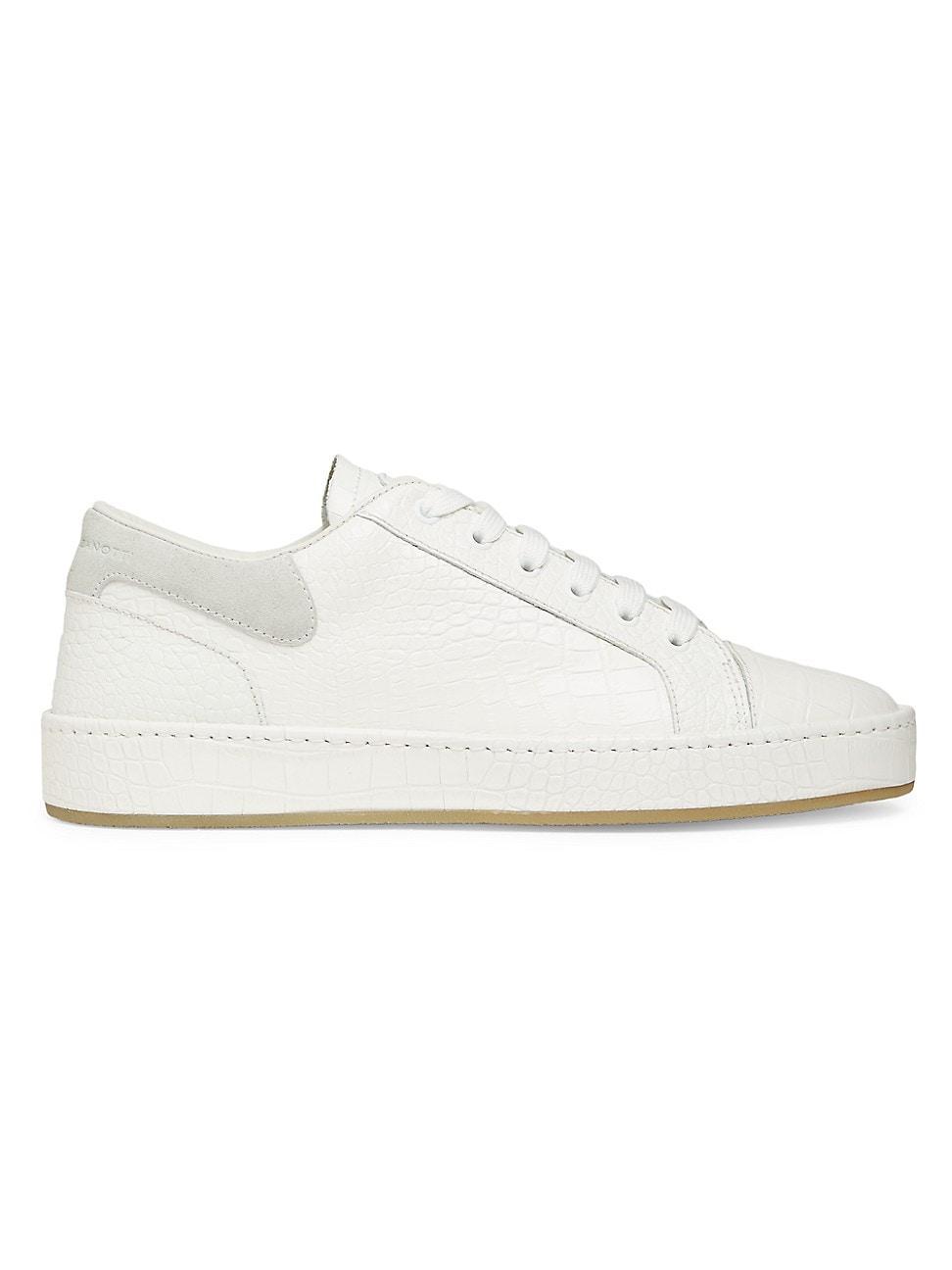 Mens Brazilieiro Axia Embossed-Leather Sneakers Product Image