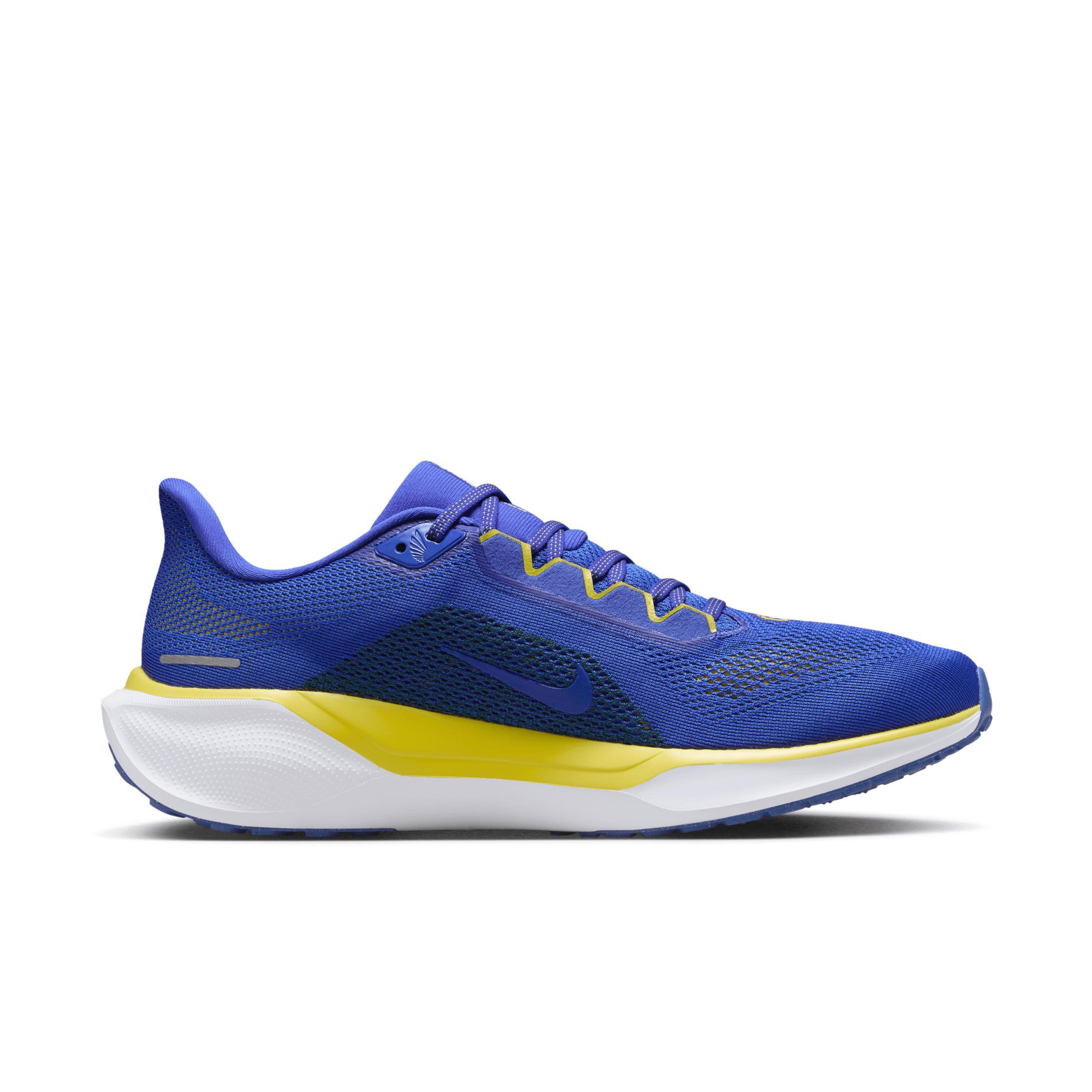 Nike Men's Pegasus 41 NFL Los Angeles Rams Road Running Shoes Product Image