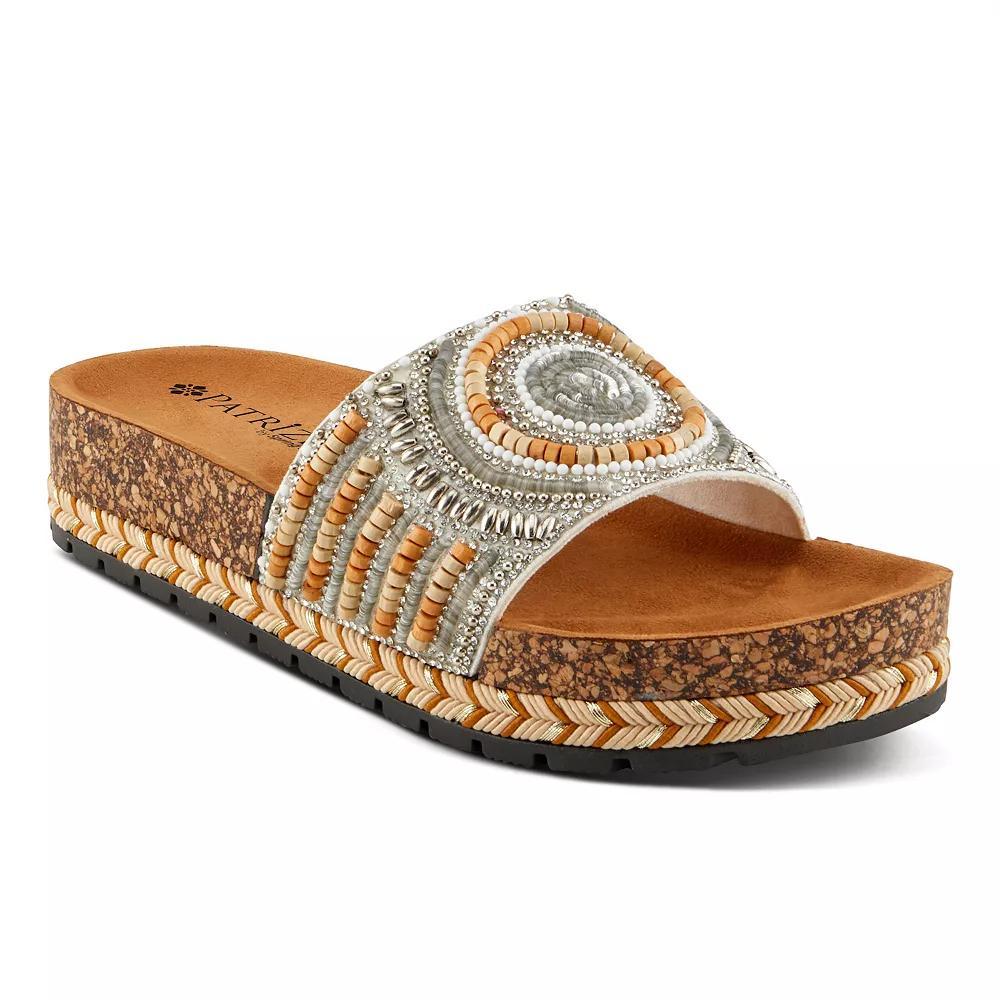 Patrizia Swirla Women's Beaded Slide Sandals, Size: 38, Grey Team Product Image