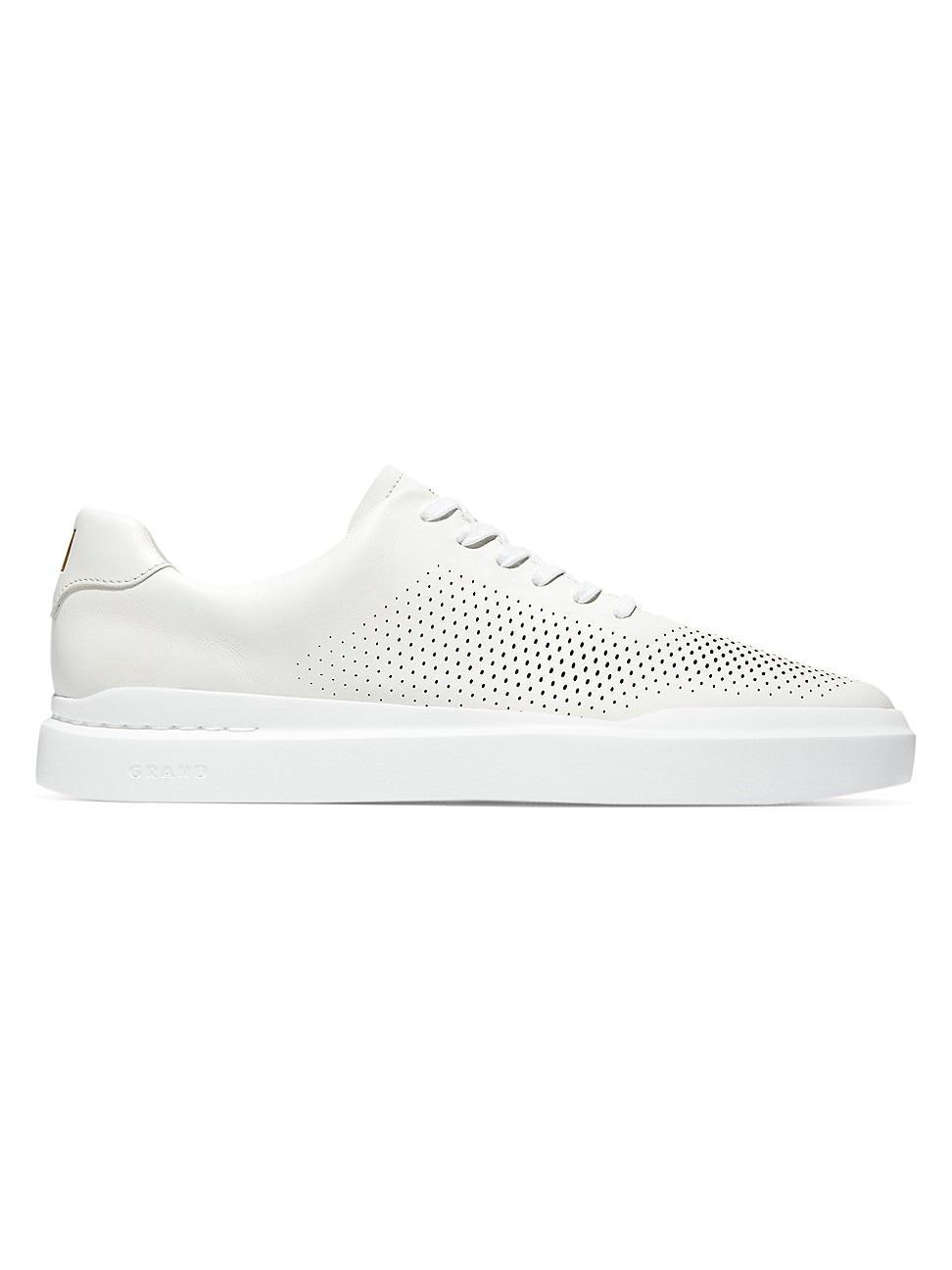Cole Haan Mens GrandPr Rally Leather Laser Cut Sneakers Product Image