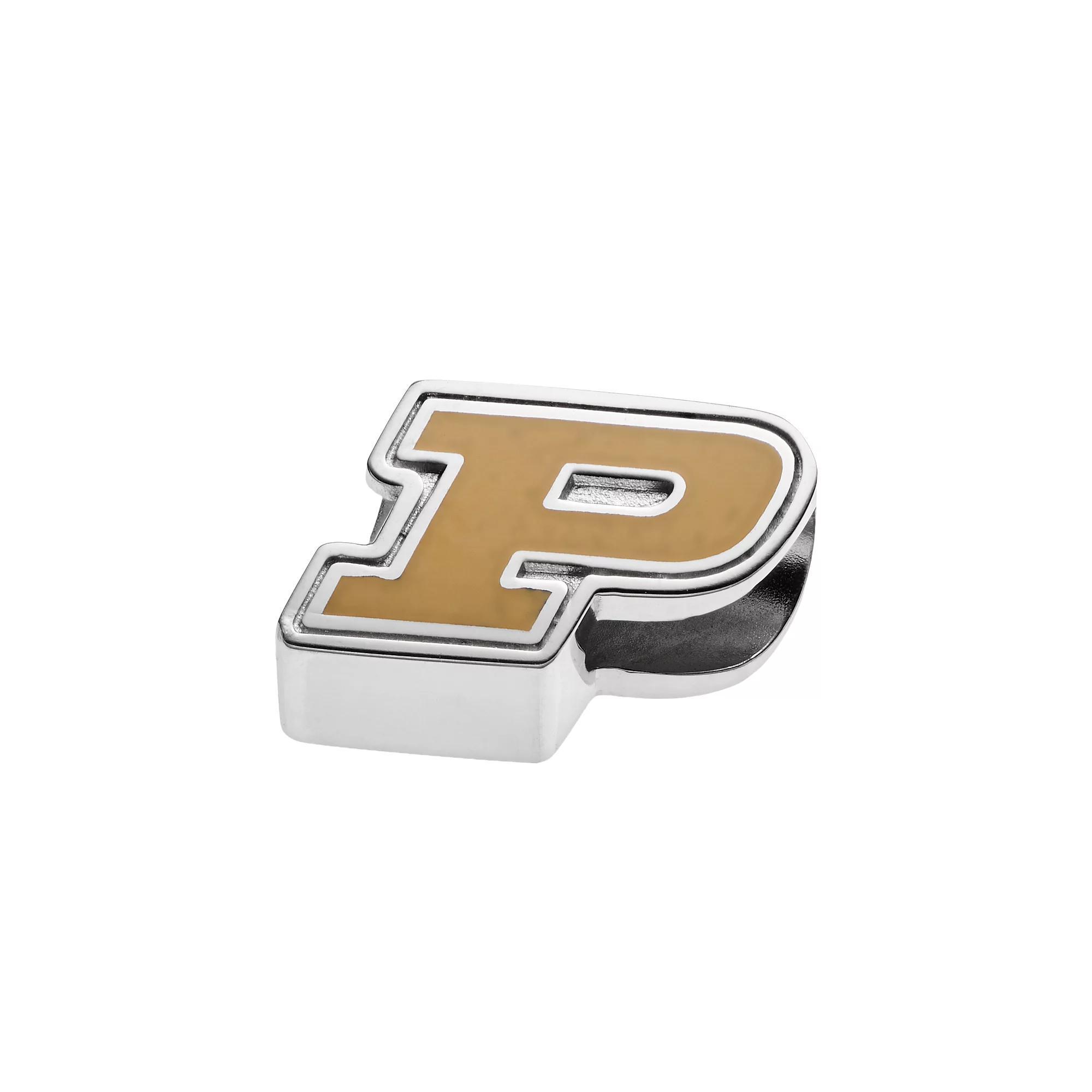 LogoArtSterling Silver Purdue Boilermakers Bead, Womens, Multicolor Product Image