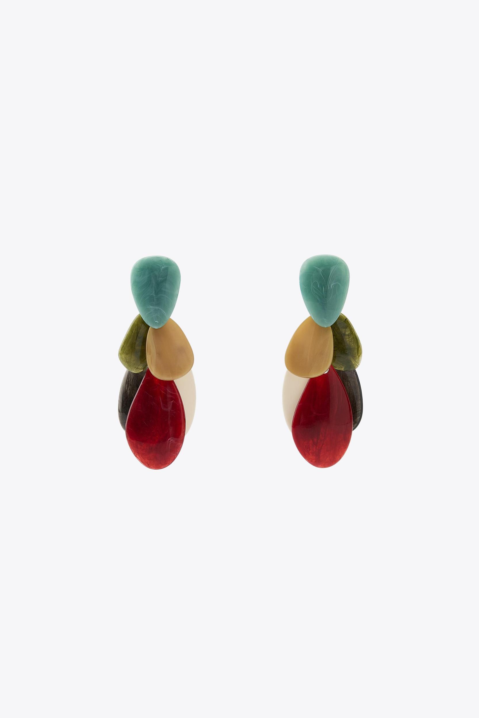 RESIN PIECE CORD NECKLACE Product Image