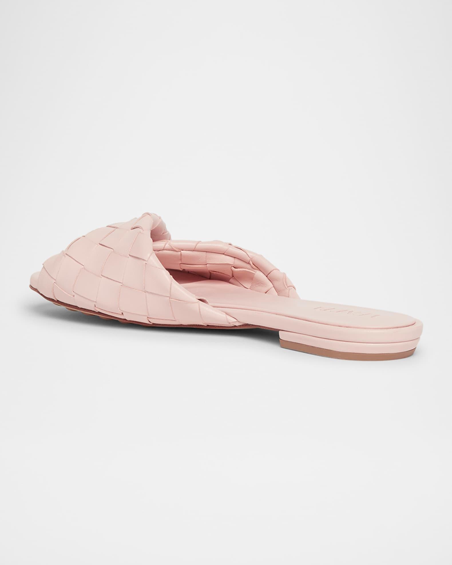 Blink Woven Napa Leather Flat Sandals Product Image