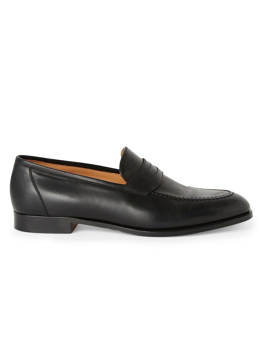 Perrita Leather Penny Loafers Product Image