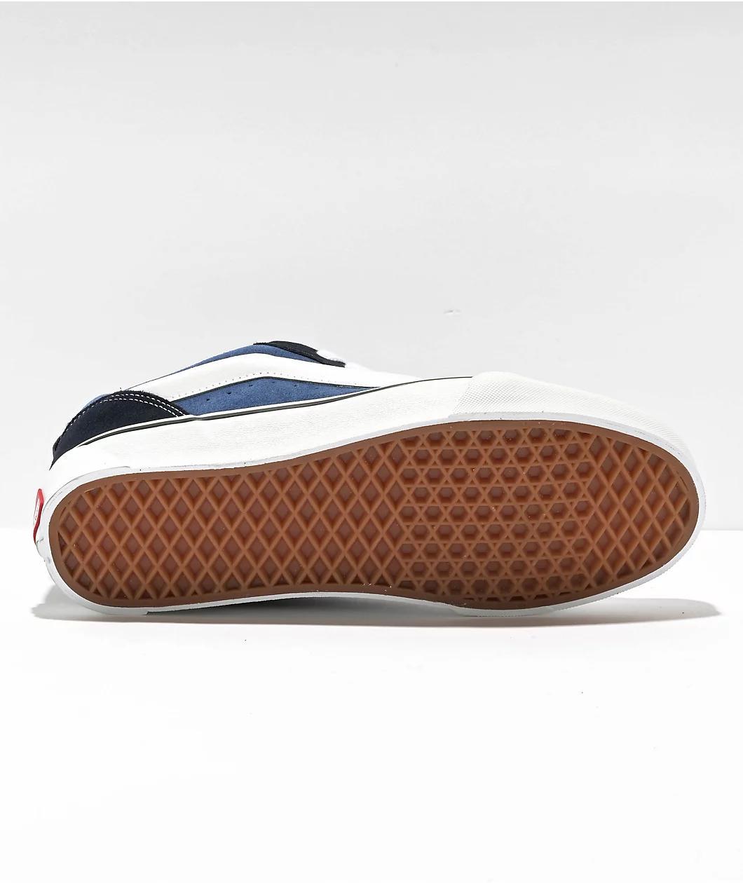 Vans Knu Skool Navy Blue Skate Shoes Product Image