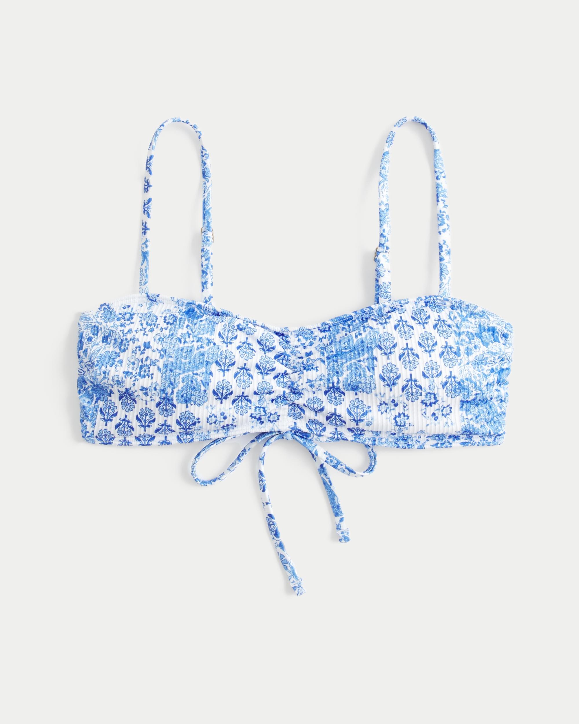 Ribbed Scoop Bikini Top Product Image