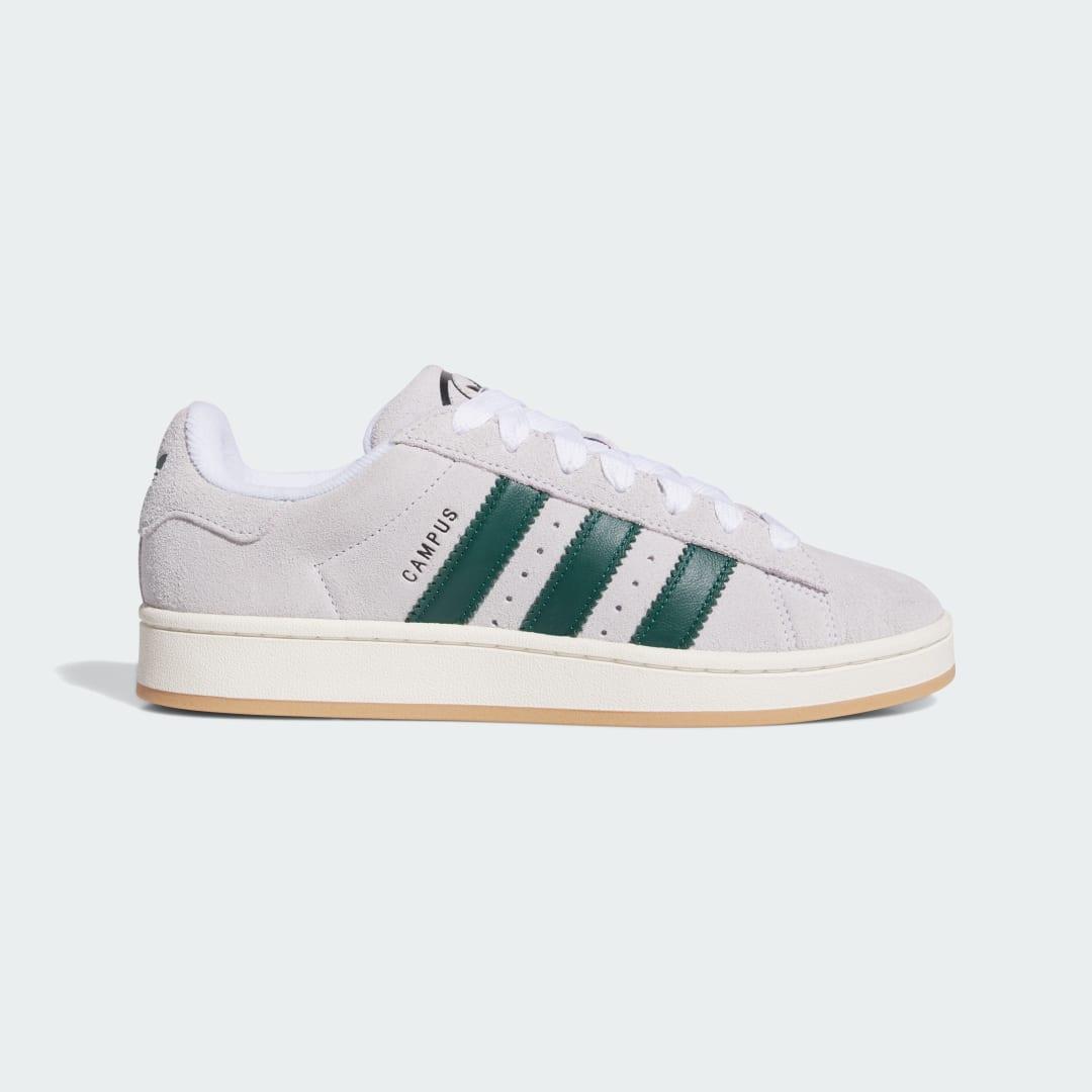 Mens adidas Campus 00s Athletic Shoe - Crystal White / Collegiate Green / Off White Product Image