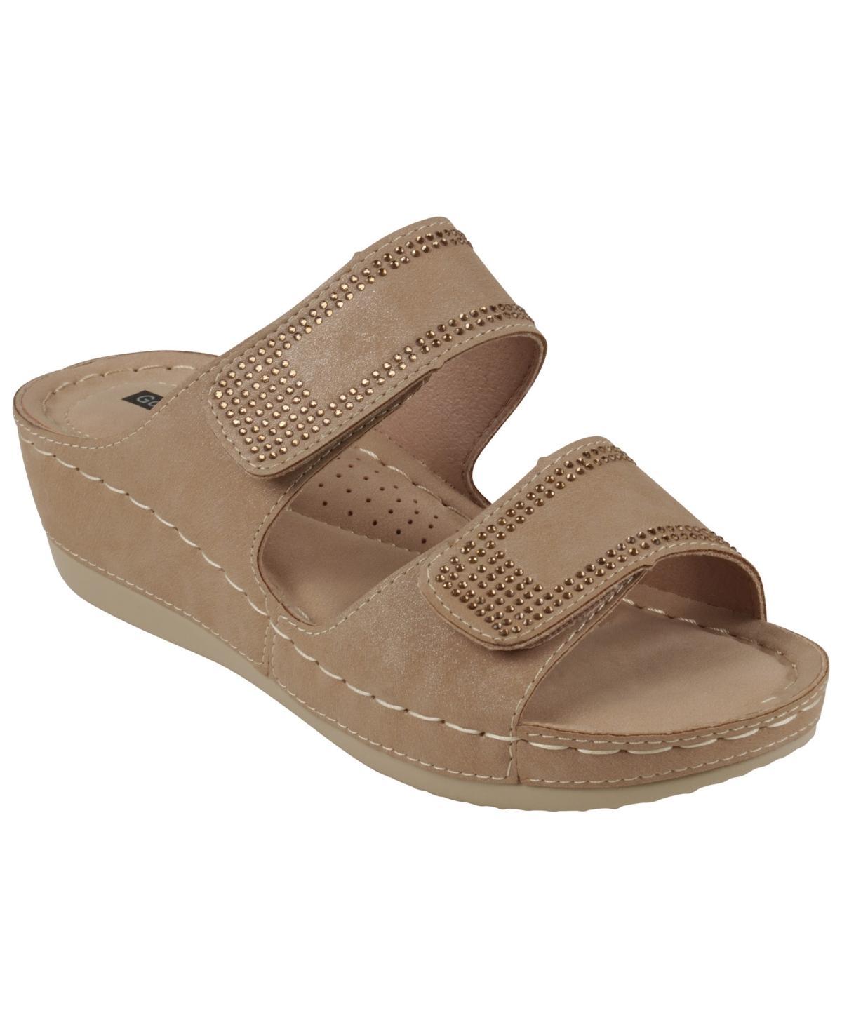 Gc Shoes Womens Rea Embellished Wedge Sandals Product Image