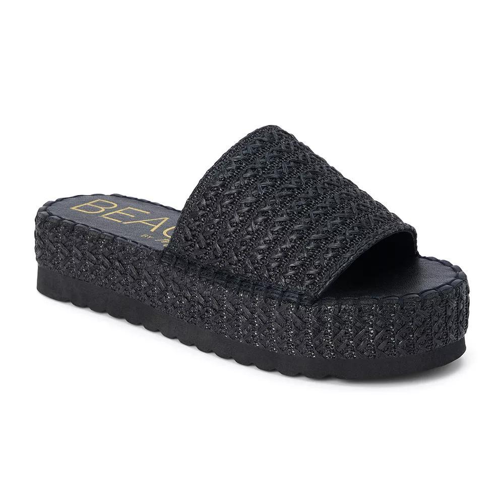 Beach by Matisse Del Mar Women's Platform Sandals, Size: 10, Black Product Image