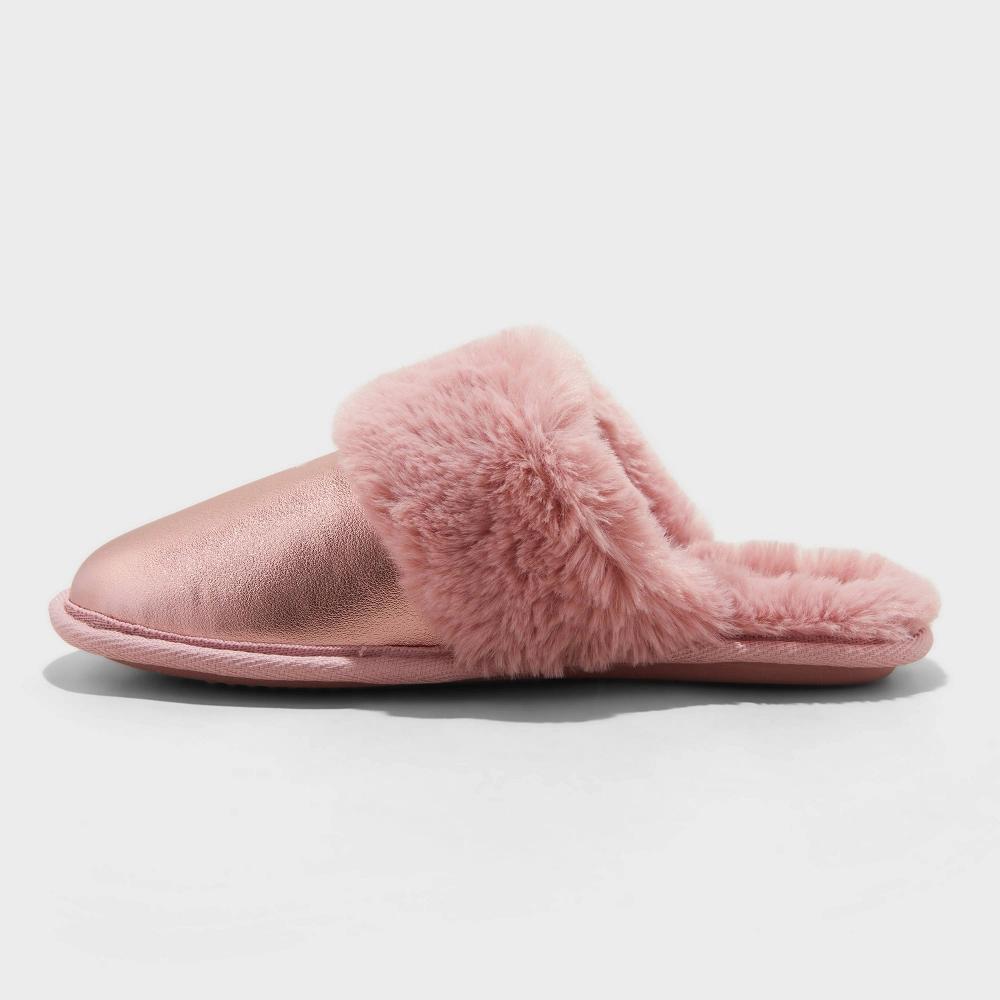 Womens Rae Scuff Slippers - Auden Pink M: Slip-On, Indoor/Outdoor, Backless, Closed Round Toe Product Image