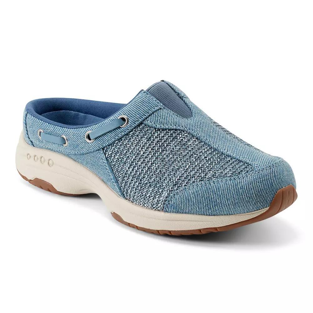 Easy Spirit Travelknot Women's Mules, Size: 9, Blue Blue Blue Raffia Product Image