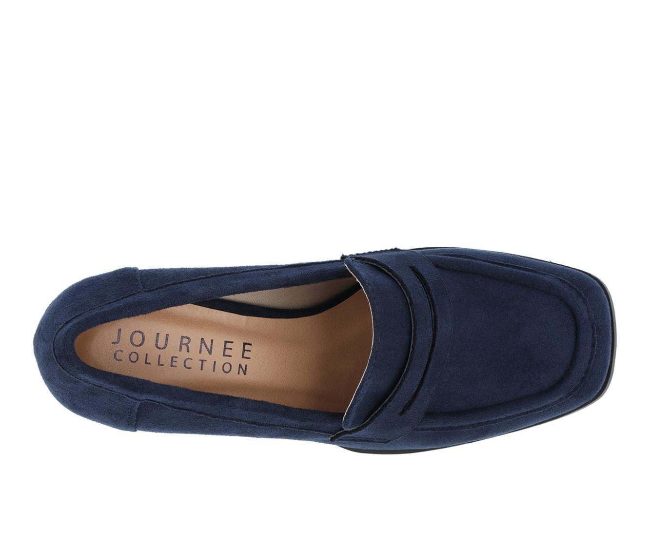 Women's Journee Collection Malleah Block Heel Loafers Product Image