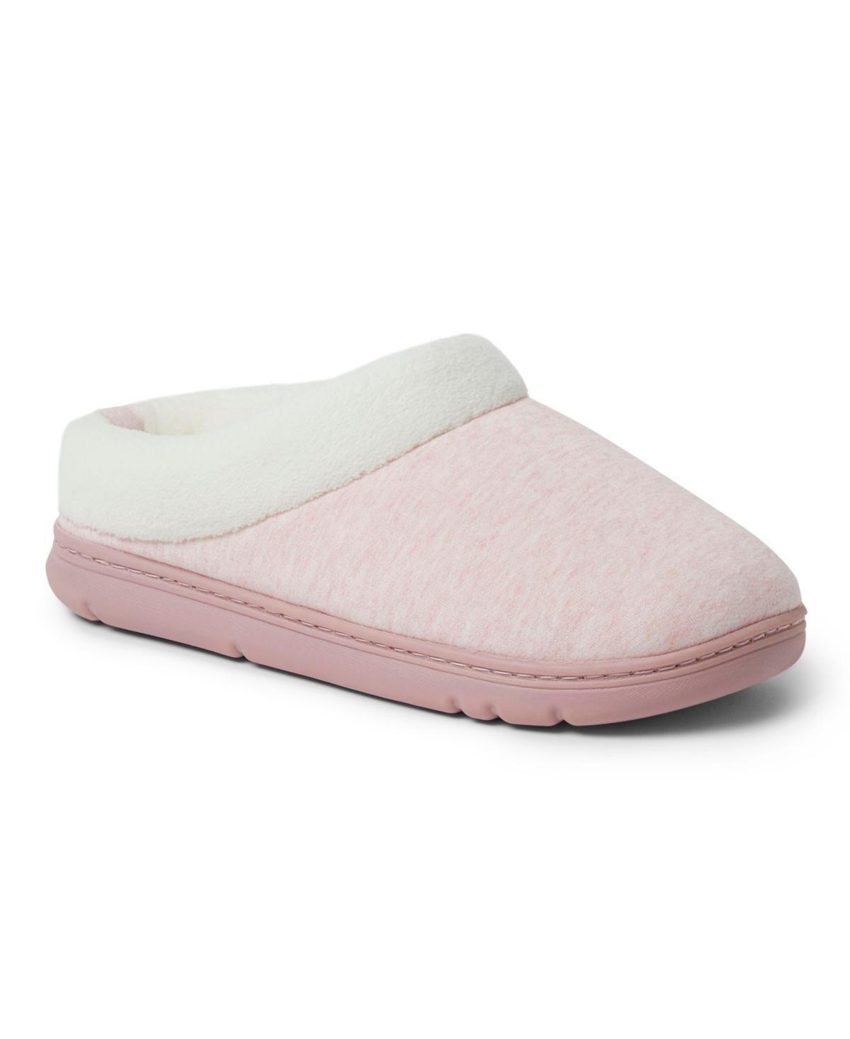 Dearfoams Olive Sweatshirt Women's Clog Slippers, Size: XL, Pale Pink Product Image