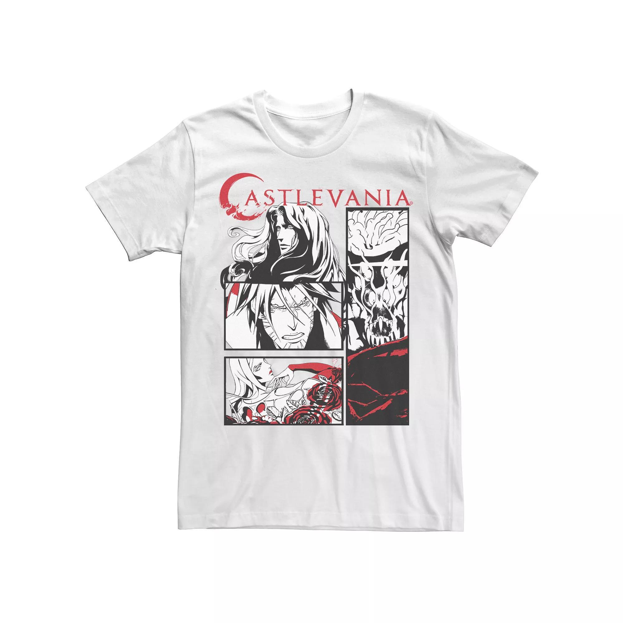Big & Tall Castlevania Black & White Comic Panels Tee, Men's, Size: XXL Tall Product Image