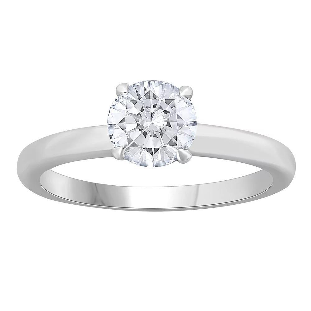 Diamond Medley 14k White Gold 1 Carat T.W. Lab-Grown Diamond Engagement Ring, Women's, Size: 7, 14k Whgold Product Image
