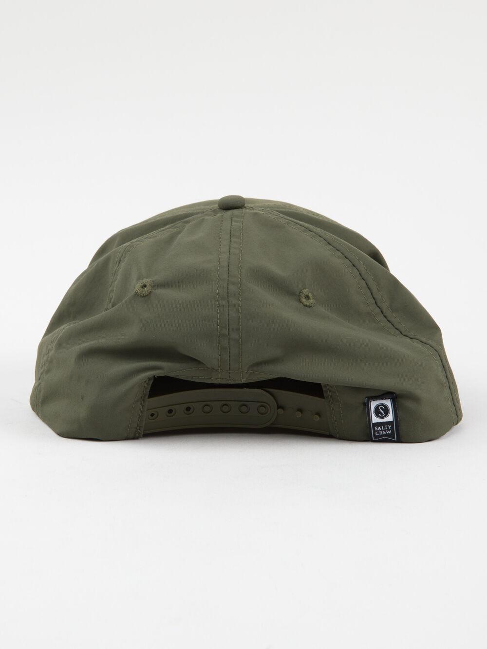 SALTY CREW Steadfast 5 Panel Snapback Hat - OLIVE Product Image