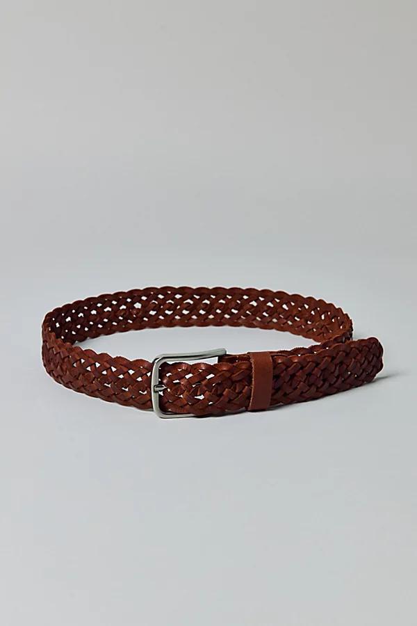 Braided Leather Belt Mens at Urban Outfitters Product Image