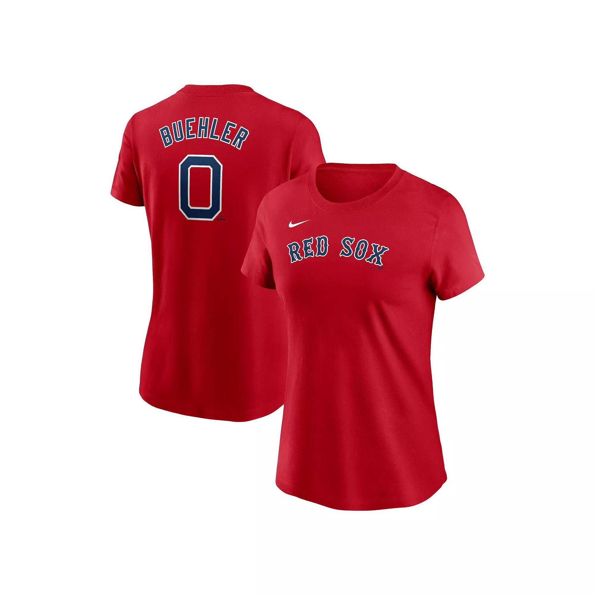 Women's Nike Walker Buehler Red Boston Red Sox Fuse Name & Number T-Shirt, Size: Small Product Image