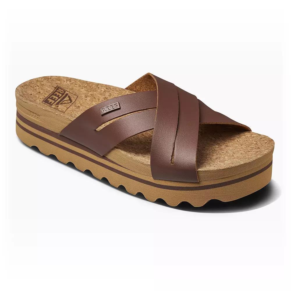 REEF Kaia Cross Women's Sandals, Size: 5, Brown Product Image