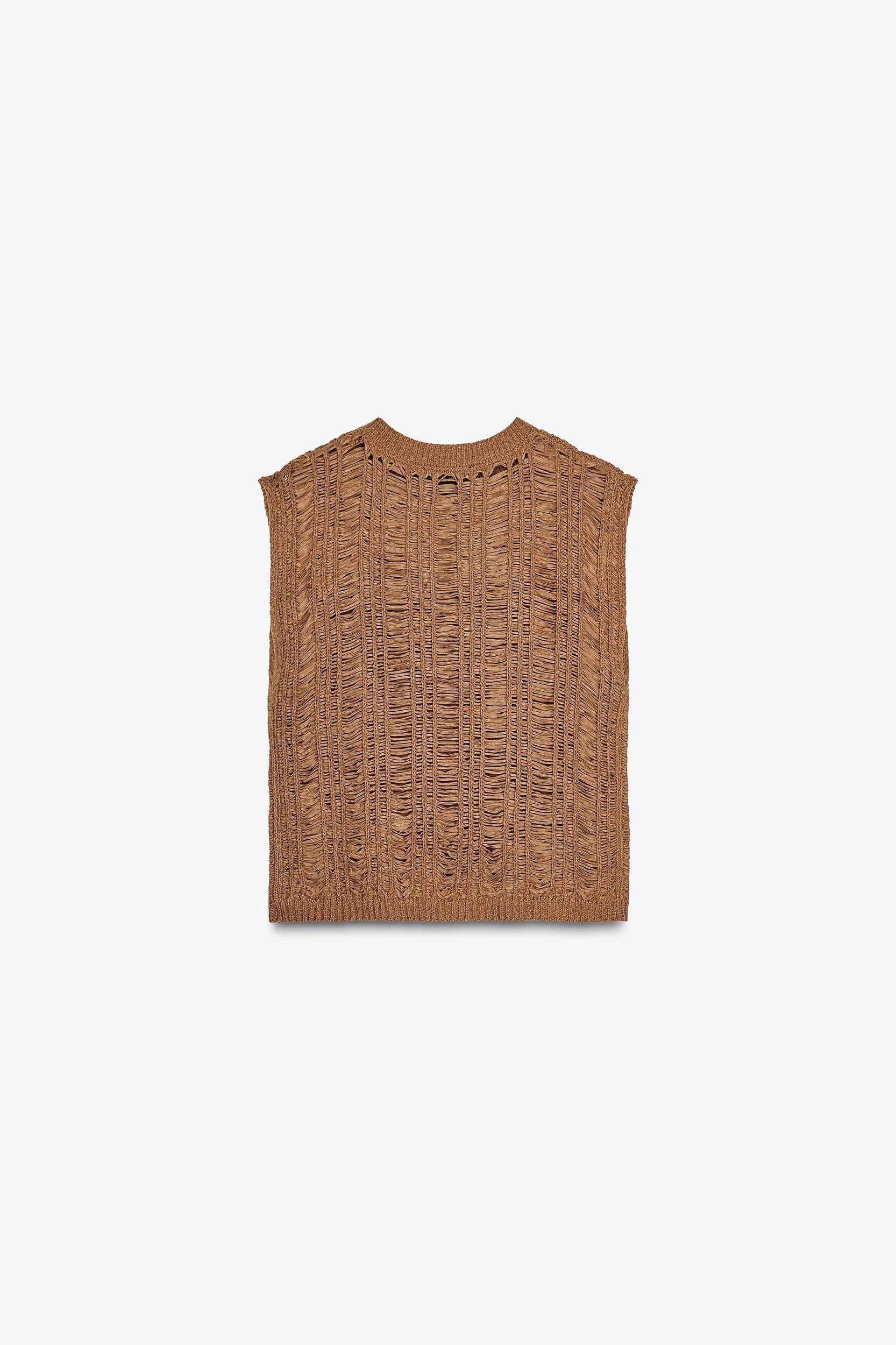 RIBBON KNIT TOP Product Image