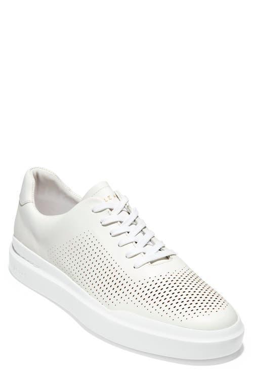 Cole Haan Mens GrandPr Rally Leather Laser Cut Sneakers Product Image