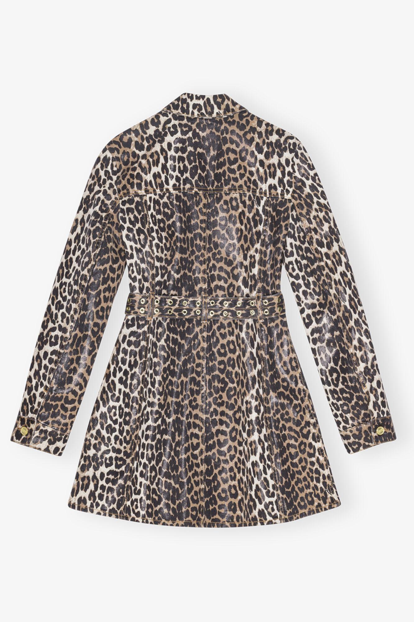 Leopard Foil Mini Dress Product Image