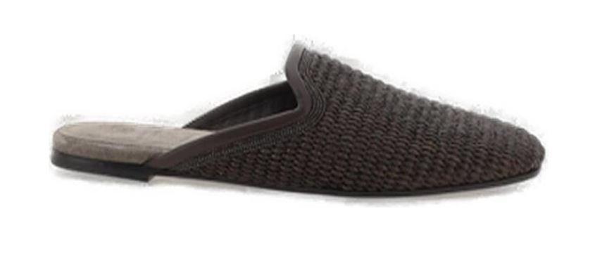 BRUNELLO CUCINELLI Flat Shoes In Brown Product Image