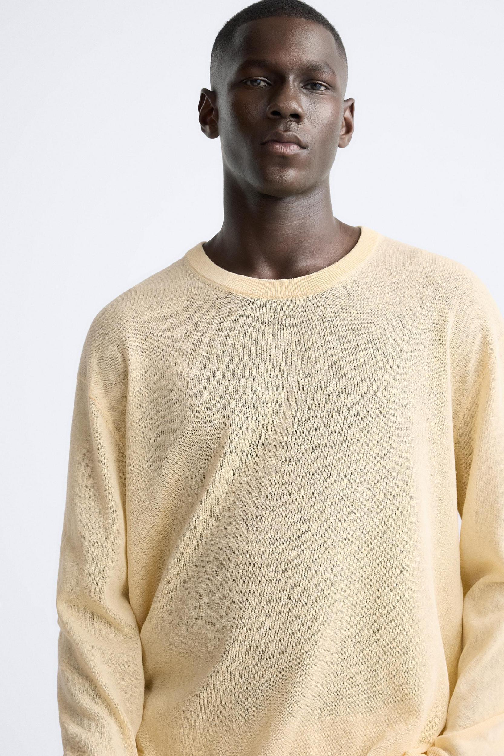 LINEN BLEND SWEATER Product Image