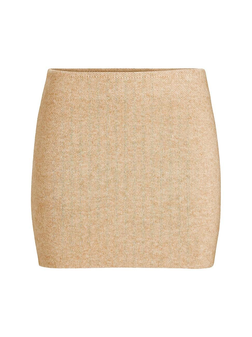 Womens Mea Knit Mini Skirt Product Image