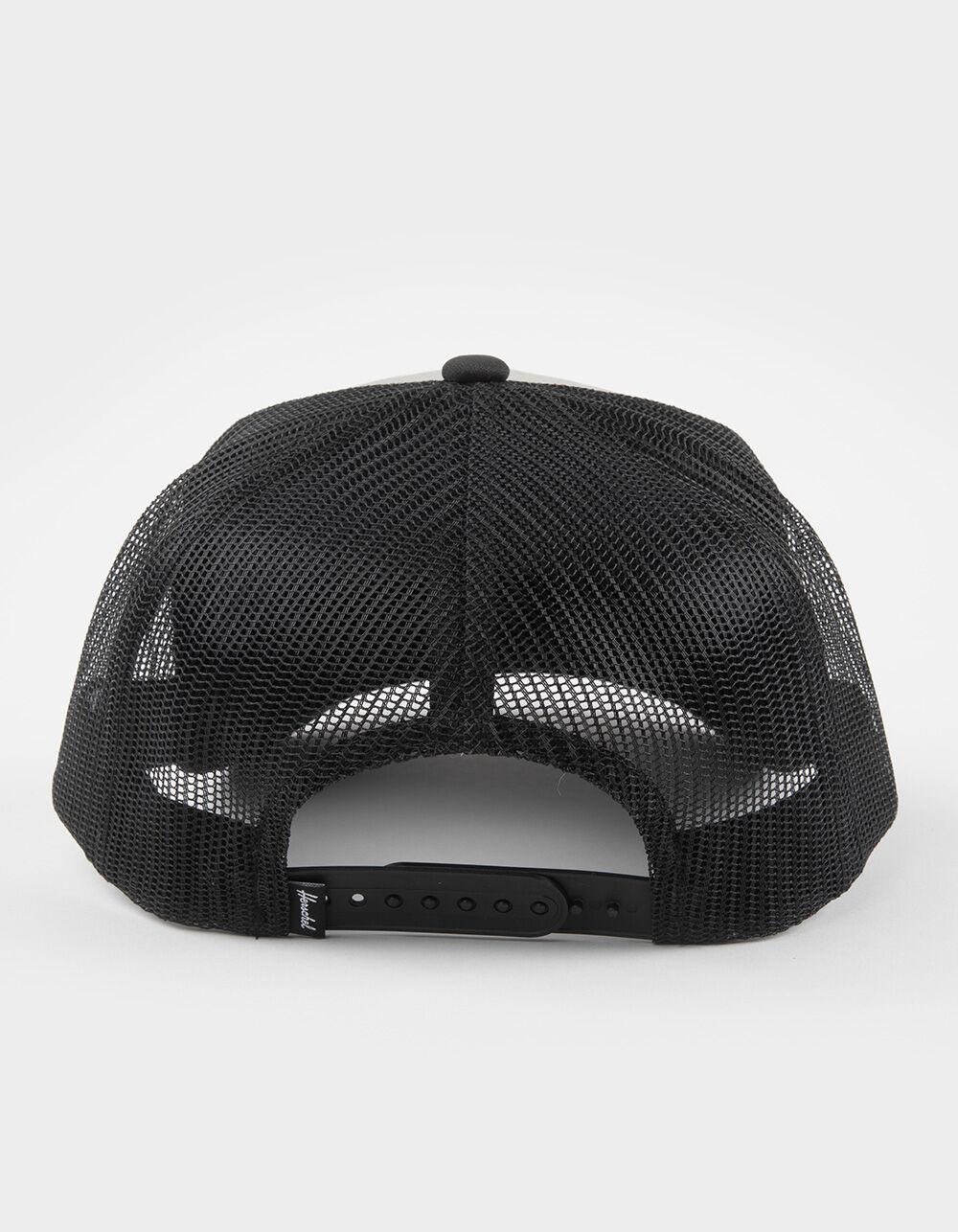 HURLEY SUPPLY CO. Whaler Tall Trucker Hat - CREAM/BLACK Product Image