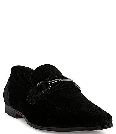 Steve Madden Mens Crusadr Velvet Bit Embellished Dress Slip On Loafers Product Image